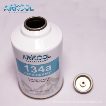 A/C R134a Refrigerant 340g small cans good quality